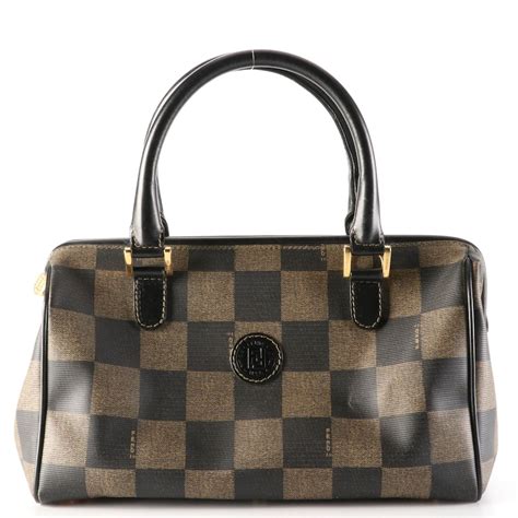 fendi checkerboard handbag